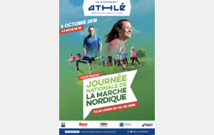 Journée Nationale de la marche nordique le 6 octobre 2018 à l'île de loisirs du Val de Seine