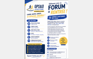 📢 Retrouvez-nous au Forum de Rentrée ! 🏃‍♀️🏃‍♂️