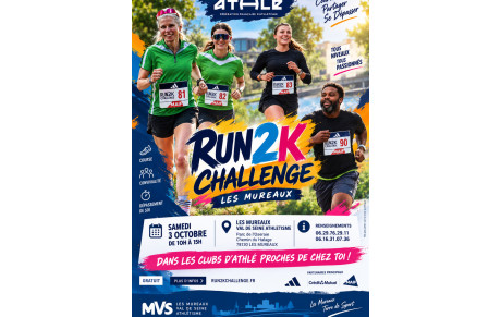 Le RUN 2K CHALLENGE débarque aux Mureaux !