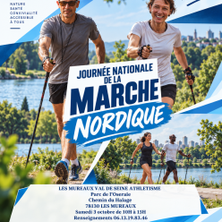 🚶‍♀️ TOUS EN MARCHE ! 🚶‍♂️ à l’occasion de la Journée Nationale de la Marche Nordique ! 💙